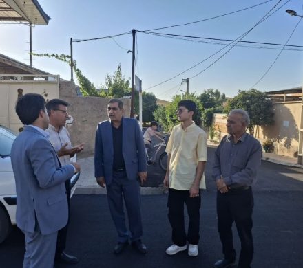 بازدید میدانی فرماندار  بدره از پروژه‌های عمرانی